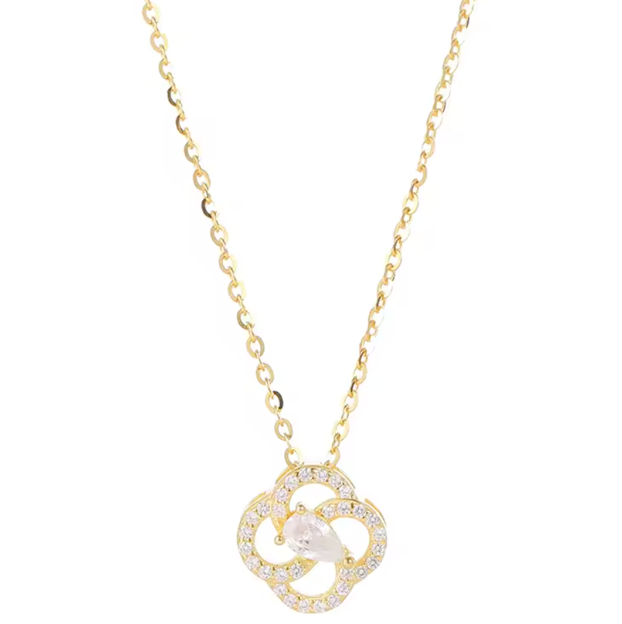 Lucky Four-Leaf Clover Necklace